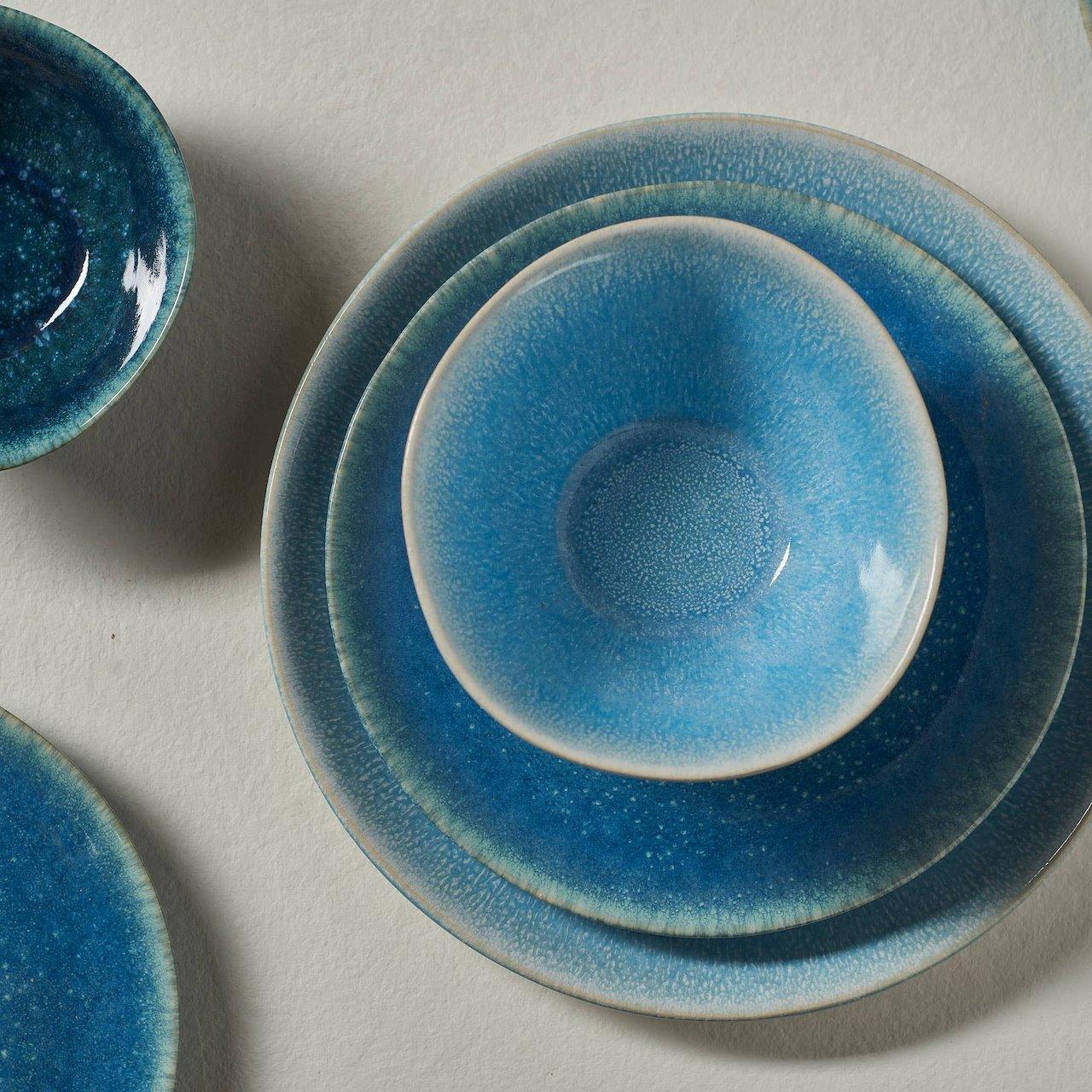 Ocean Blue Dinner Plate - THE SUS&TAIN STORE