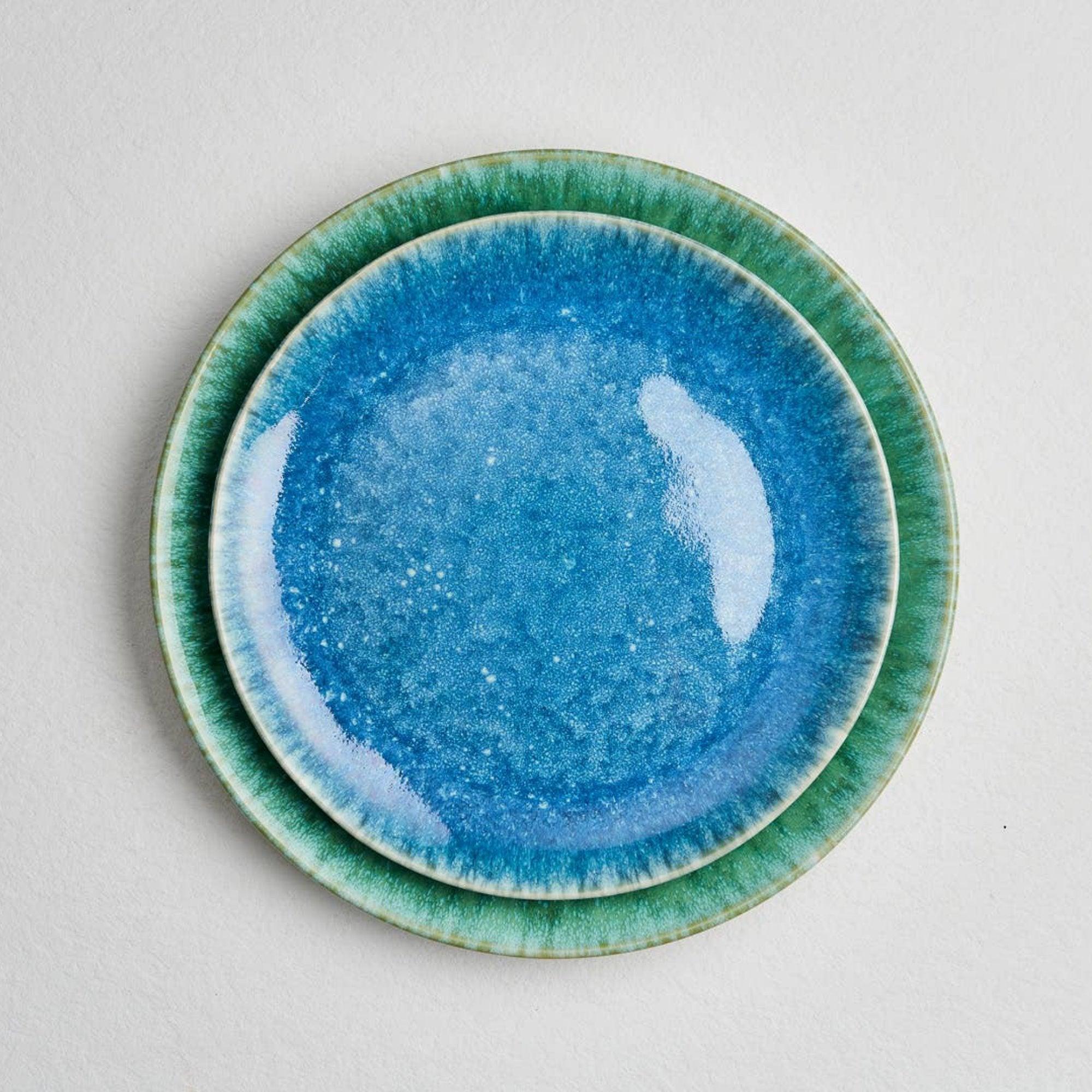 Ocean Blue Salad Plate - THE SUS&TAIN STORE