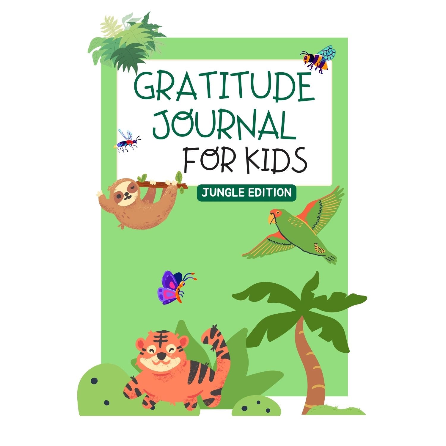 Kids Gratitude Journal - Jungle Edition