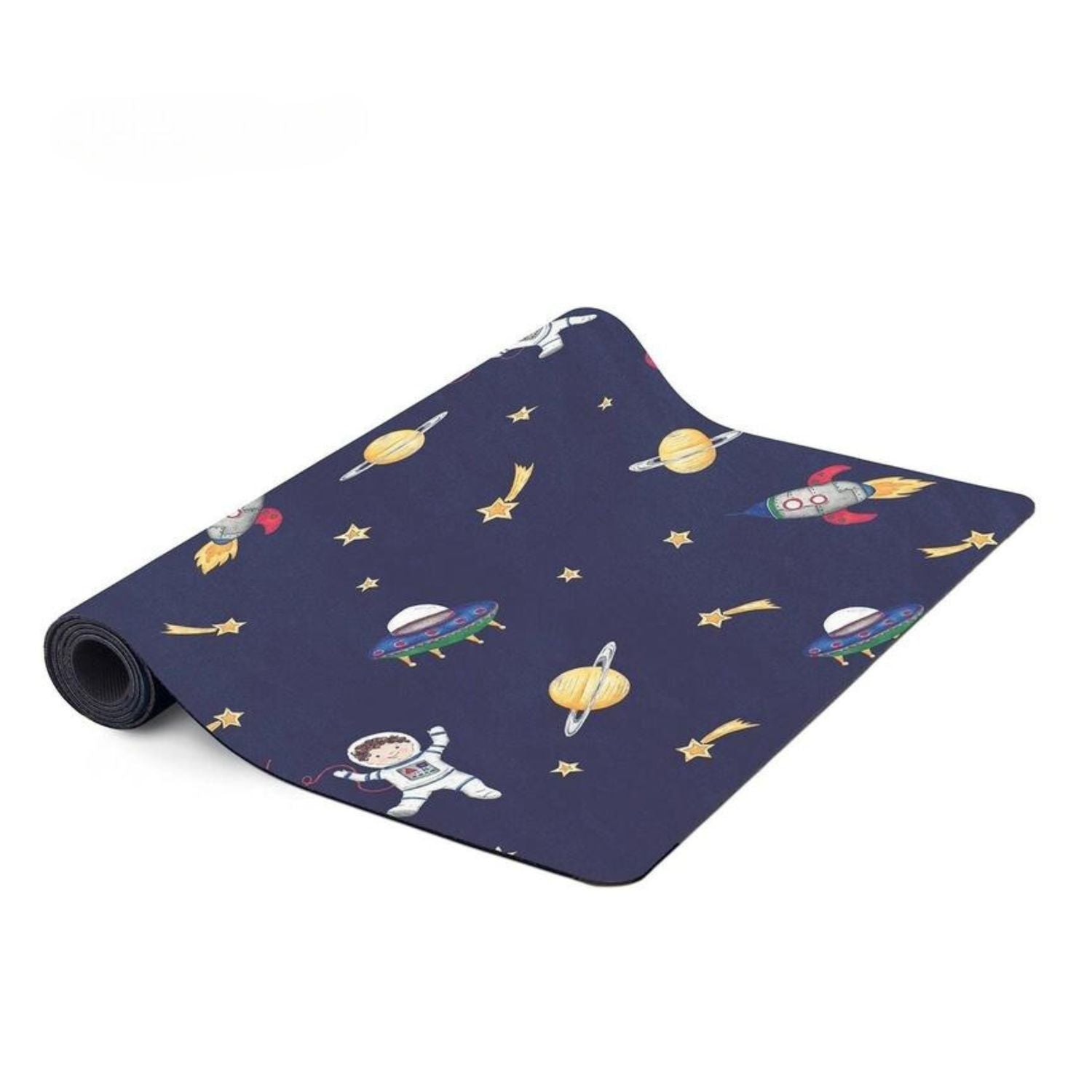 Space Printed Kids Yoga Mat | Eco-Friendly Printed Mat for Children