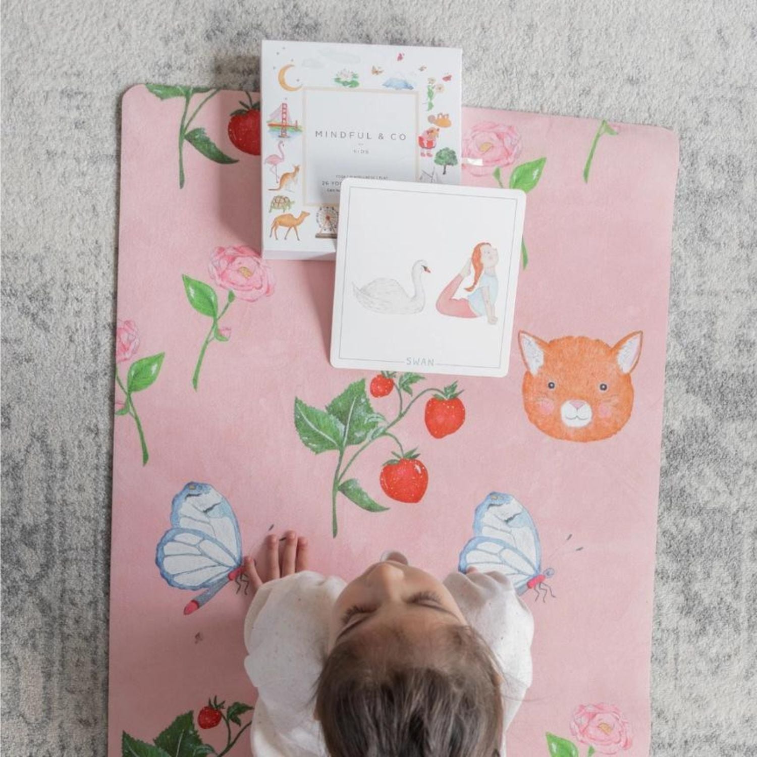 Sweet Printed Kids Yoga Mat | Eco-Friendly Printed Mat for Children