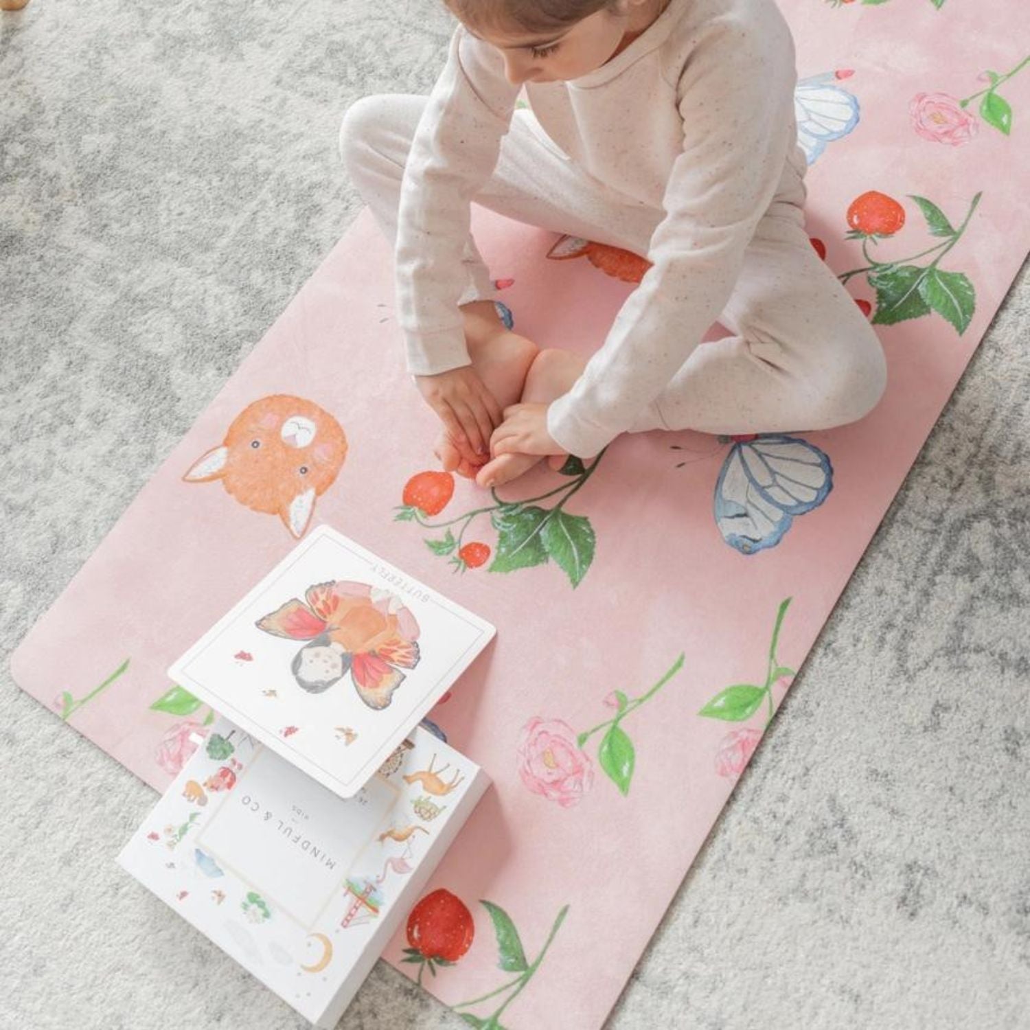 Sweet Printed Kids Yoga Mat | Eco-Friendly Printed Mat for Children