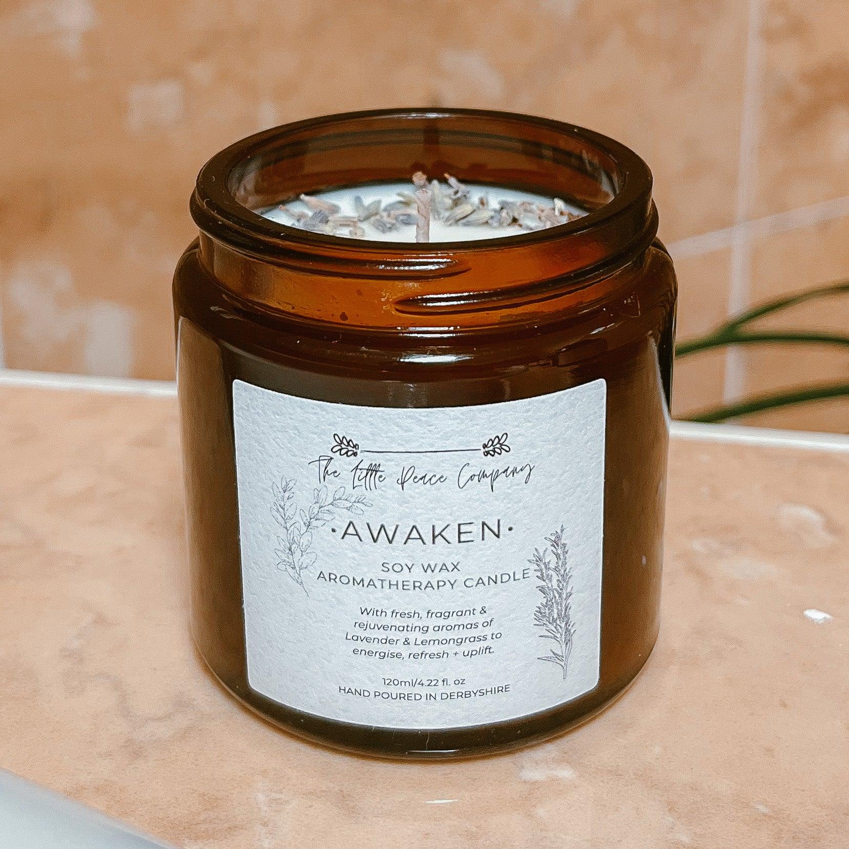 Awaken Soy Wax Aromatherapy Candle | 120ml - THE SUS&TAIN STORE