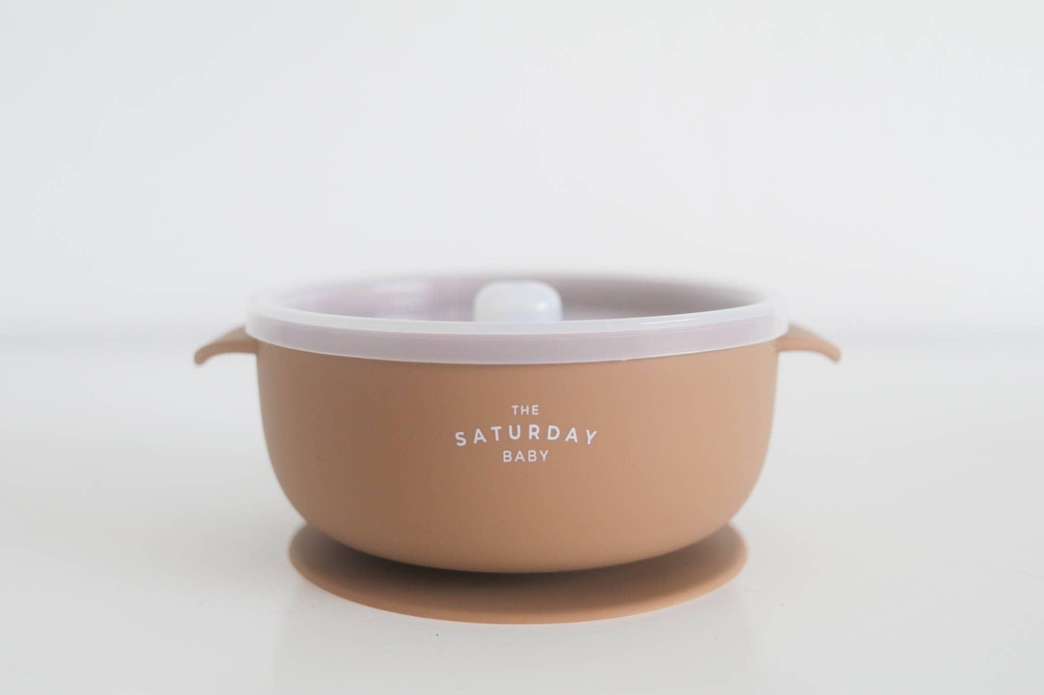 Baby Silicone Suction Bowl With Lid - THE SUS&TAIN STORE