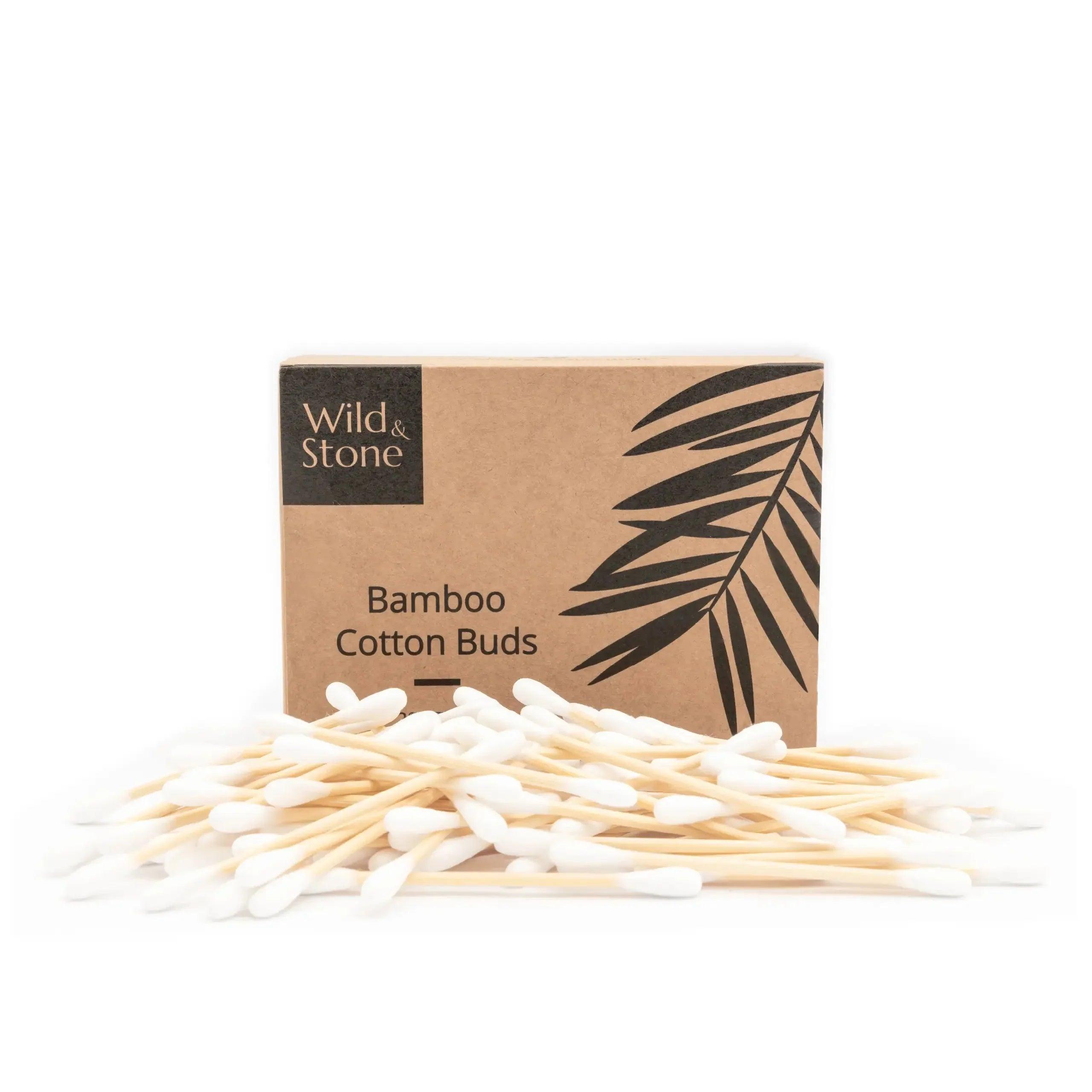 Bamboo Cotton Buds - Biodegradable & Vegan - 200 Pack - THE SUS&TAIN STORE