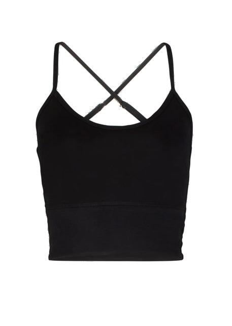 Bamboo Flow Crop - Black - THE SUS&TAIN STORE