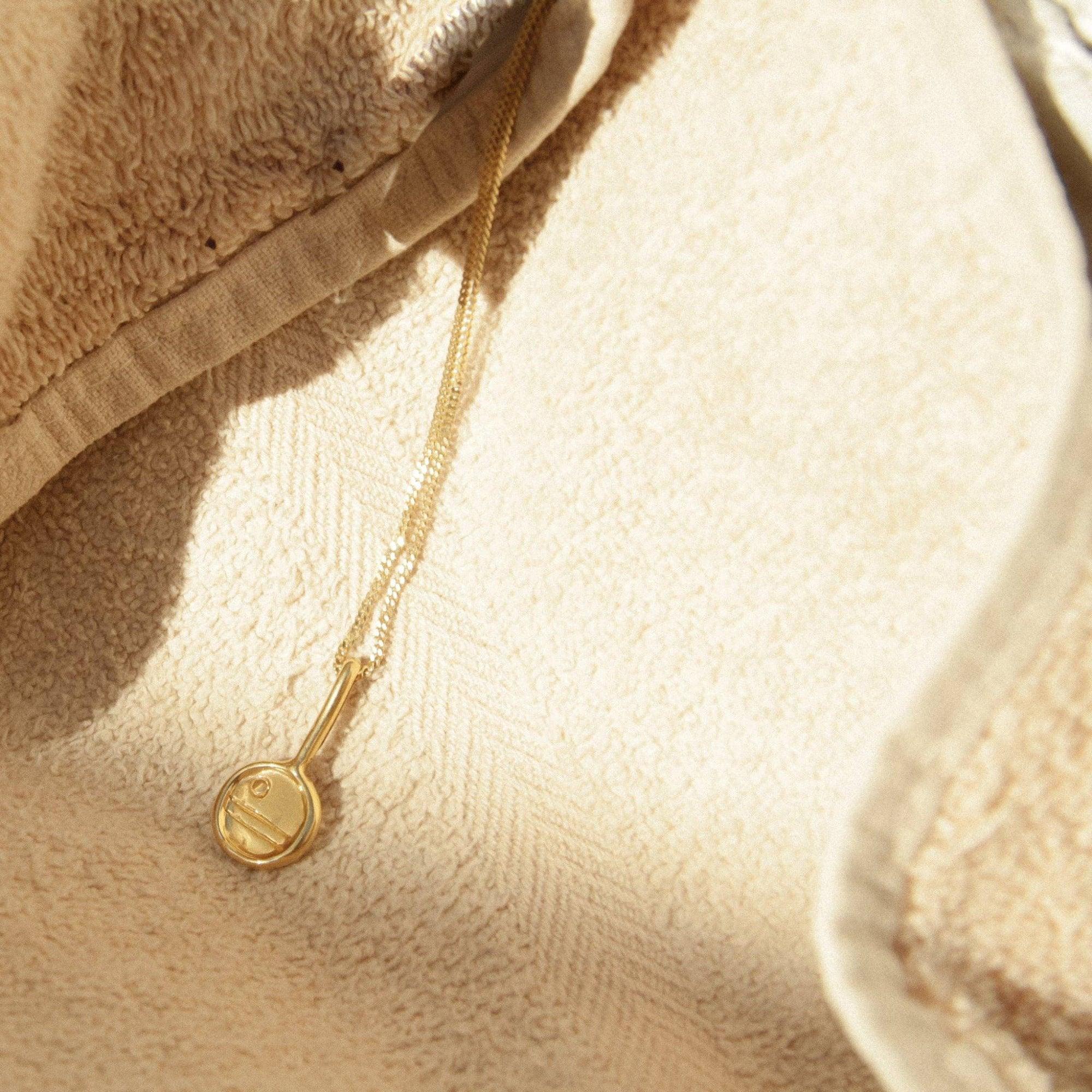 GOLDEN HOUR NECKLACE - 24K GOLD PLATE - THE SUS&TAIN STORE