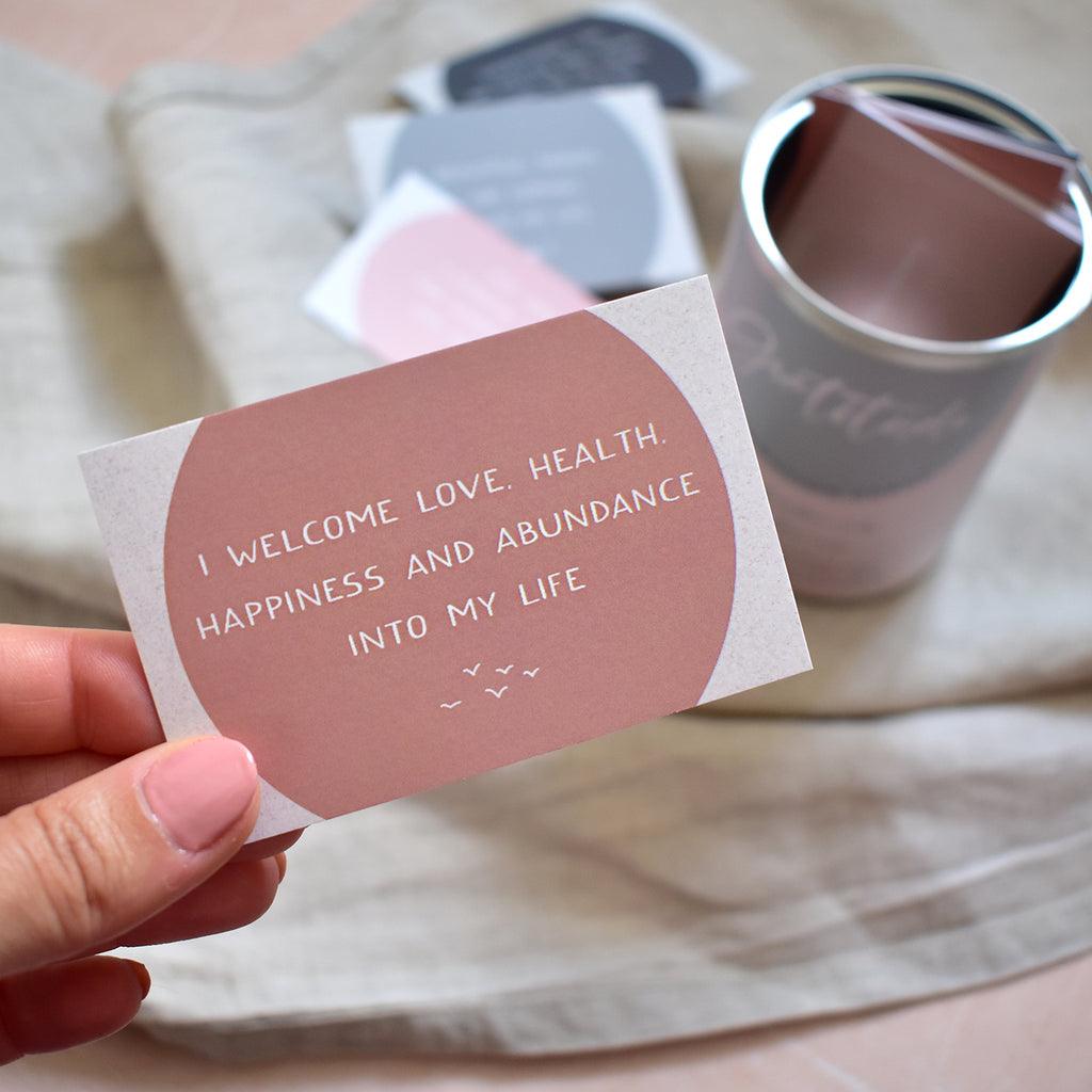 Gratitude Affirmation Cards Tin - THE SUS&TAIN STORE