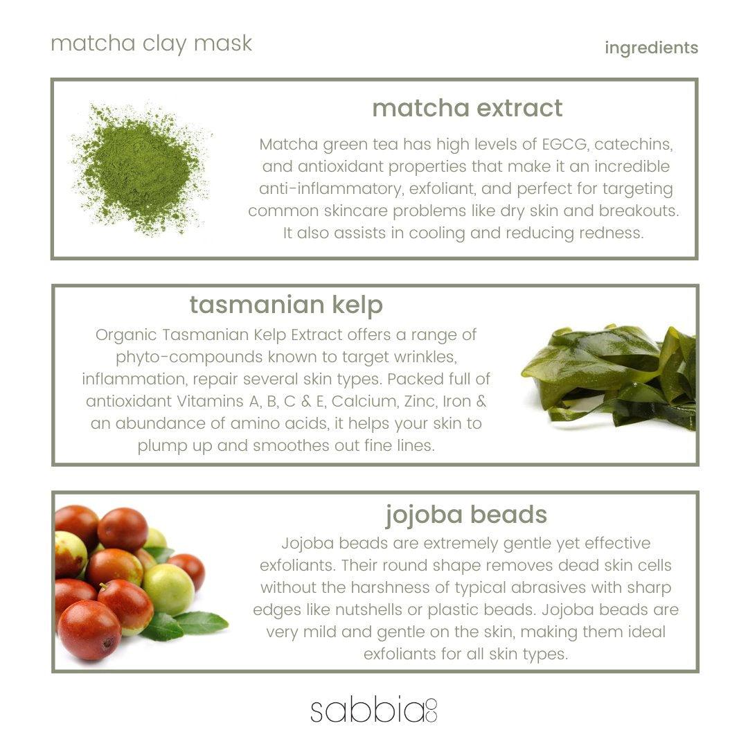 MATCHA CLAY MASK | 50g - THE SUS&TAIN STORE