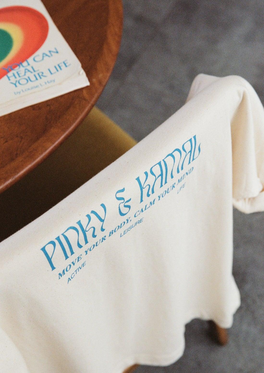Pinky & Kamal Logo T-Shirt | Organic Cotton - THE SUS&TAIN STORE