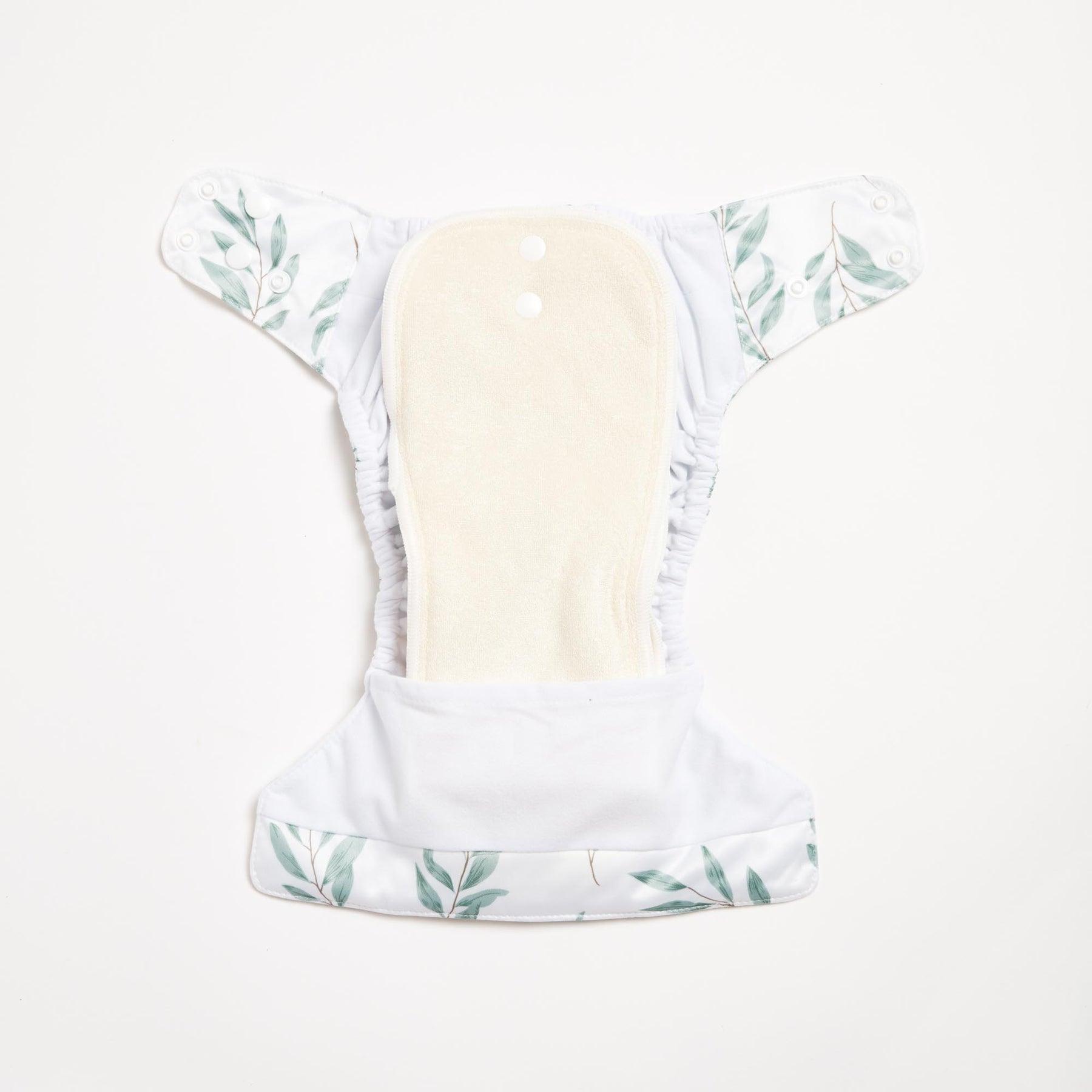 Reusable Modern Cloth Nappy | Olive Leaf - THE SUS&TAIN STORE