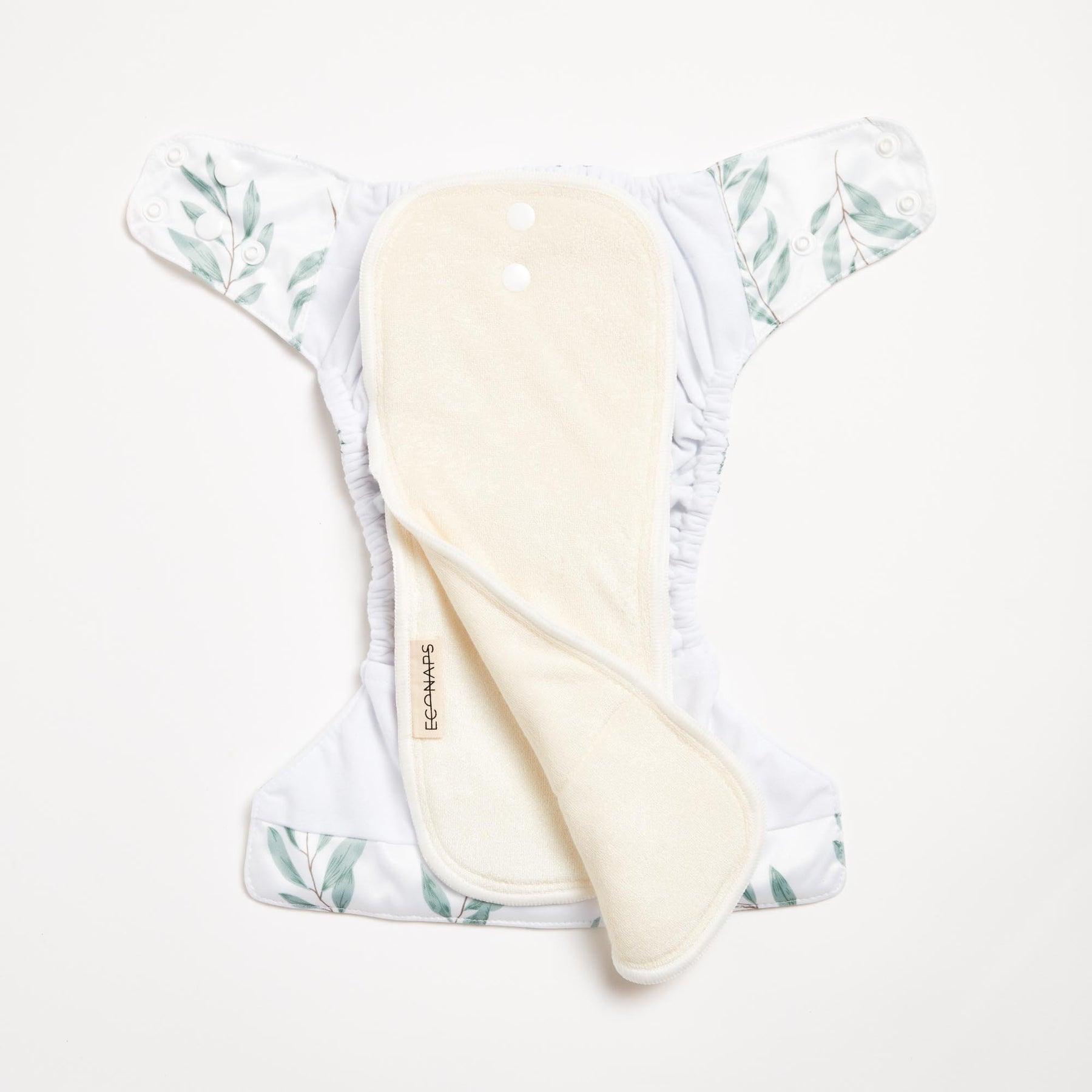 Reusable Modern Cloth Nappy | Olive Leaf - THE SUS&TAIN STORE
